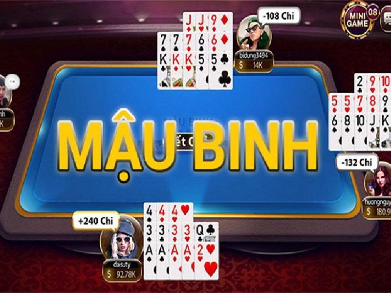 Top 10 game bài đổi thưởng Max88: Bình Xập Xám (Mậu Binh)